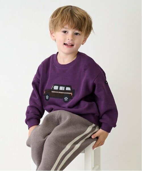 petit main / プティマイン その他パンツ | ニットトラックパンツ | 詳細6