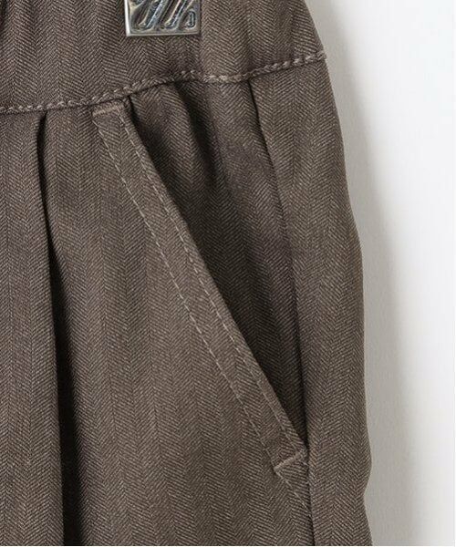 petit main / プティマイン その他パンツ | ストレッチヘリンボーンパンツ | 詳細7
