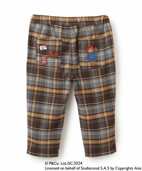 petit main / プティマイン その他パンツ | 【パディントン(TM)】ポケット刺しゅうパンツ（茶）