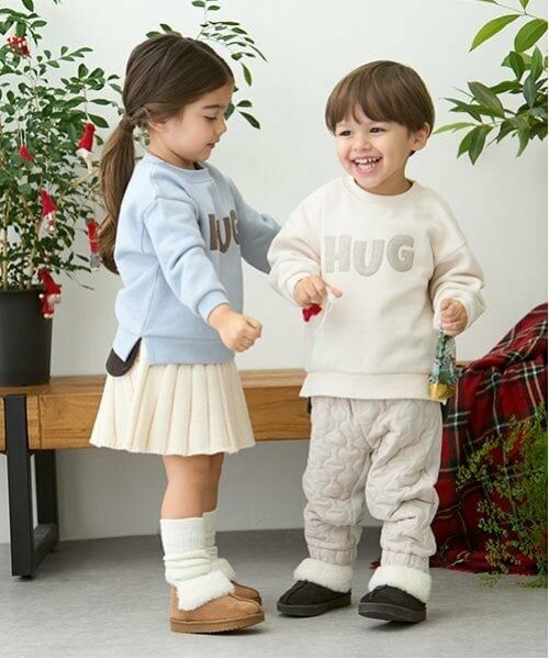 petit main / プティマイン その他パンツ | 切替キルティングパンツ | 詳細4