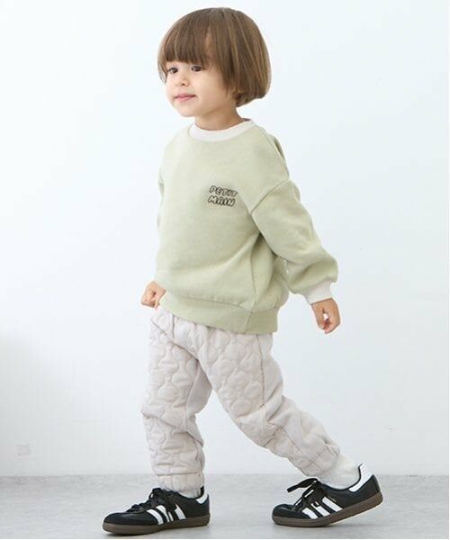 petit main / プティマイン その他パンツ | 切替キルティングパンツ | 詳細6