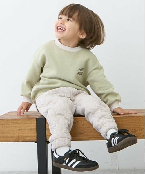 petit main / プティマイン その他パンツ | 切替キルティングパンツ | 詳細8