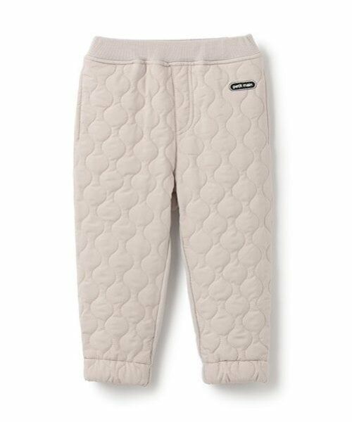 petit main / プティマイン その他パンツ | 切替キルティングパンツ | 詳細9