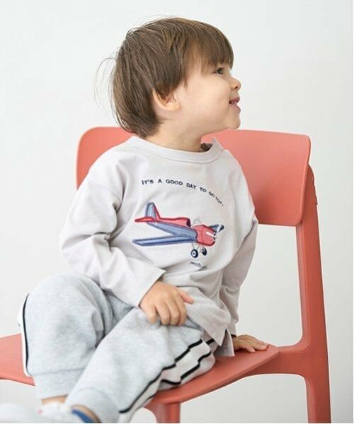 petit main / プティマイン その他パンツ | サイドラインスウェットパンツ | 詳細2