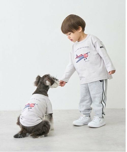 petit main / プティマイン その他パンツ | サイドラインスウェットパンツ | 詳細3