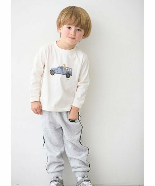 petit main / プティマイン その他パンツ | サイドラインスウェットパンツ | 詳細5