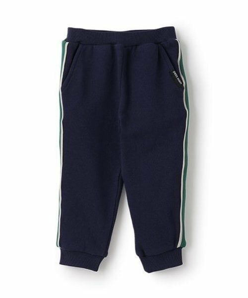 petit main / プティマイン その他パンツ | サイドラインスウェットパンツ（紺）