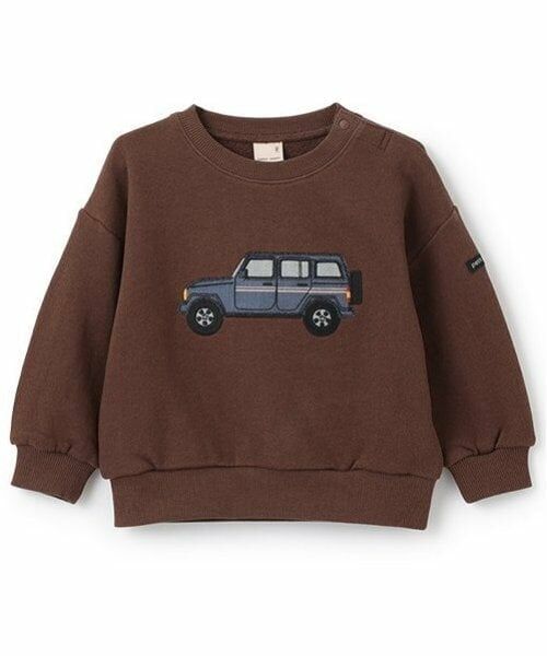 petit main / プティマイン スウェット | 車アップリケトレーナー | 詳細15