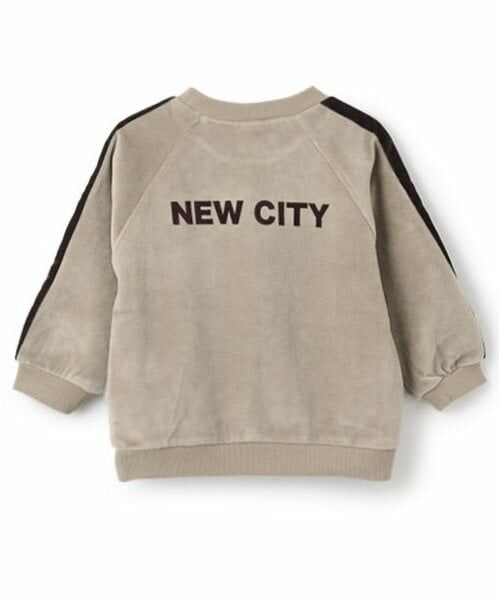 petit main / プティマイン スウェット | ベロア袖ラインプルオーバー | 詳細5