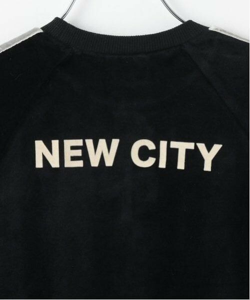 petit main / プティマイン スウェット | ベロア袖ラインプルオーバー | 詳細9