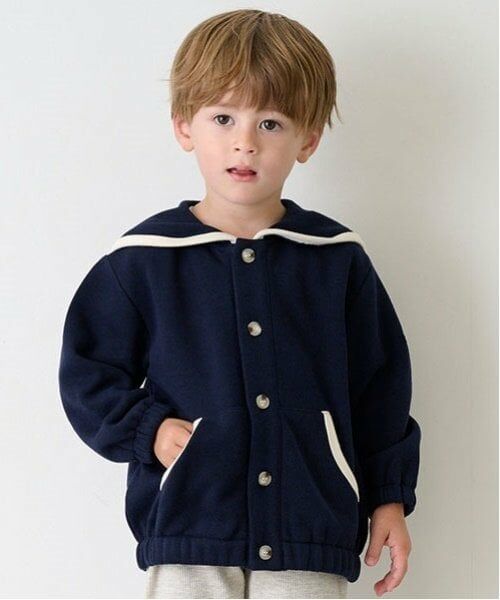 petit main / プティマイン カーディガン・ボレロ | 【リンク】セーラーカーディガン(キッズ) | 詳細3