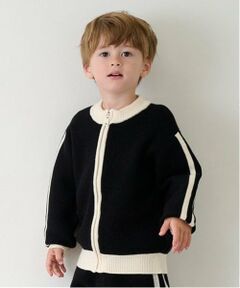 petit main / プティマイン カーディガン・ボレロ | ニットトラックジャケット