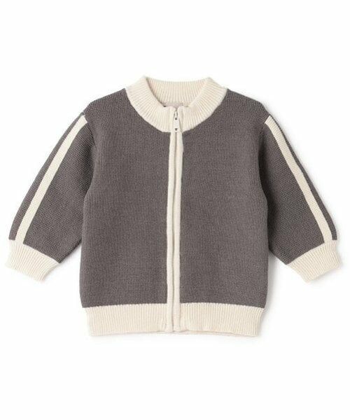 petit main / プティマイン カーディガン・ボレロ | ニットトラックジャケット | 詳細18