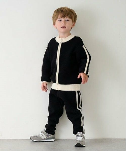 petit main / プティマイン カーディガン・ボレロ | ニットトラックジャケット | 詳細8