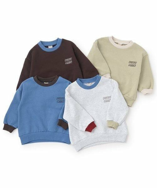 petit main / プティマイン スウェット | 【GOODPRICE】配色裏起毛トレーナー | 詳細14