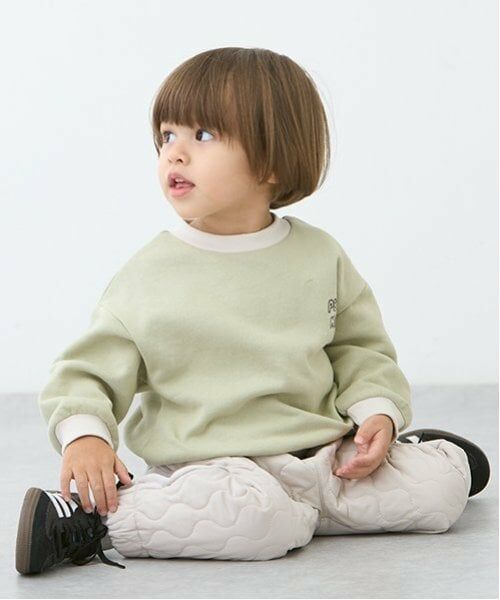 petit main / プティマイン スウェット | 【GOODPRICE】配色裏起毛トレーナー | 詳細4