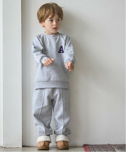 petit main / プティマイン スウェット | 【GOODPRICE】アルファベット裏起毛トレーナー | 詳細4