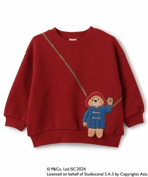 petit main / プティマイン スウェット | 【パディントン(TM)】ポシェットトレーナー（赤）