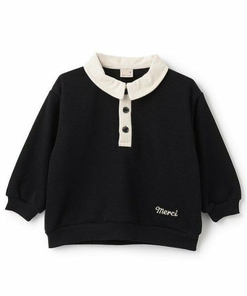 petit main / プティマイン スウェット | 衿配色トレーナー | 詳細12