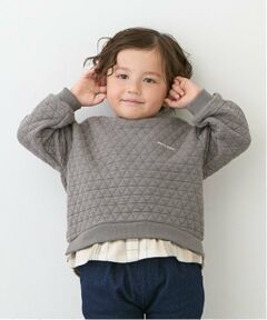 petit main / プティマイン スウェット | 裾チェックトレーナー