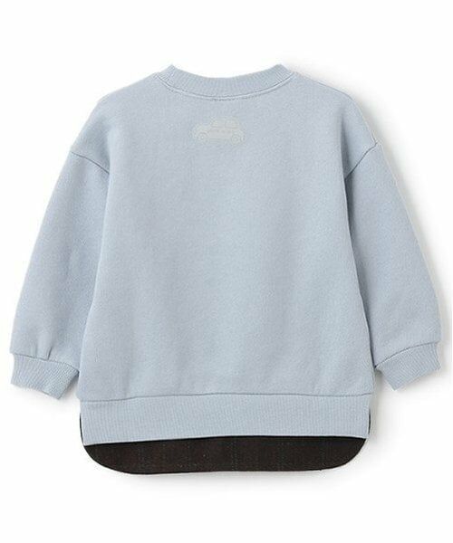 petit main / プティマイン スウェット | ロゴアップリケトレーナー | 詳細3