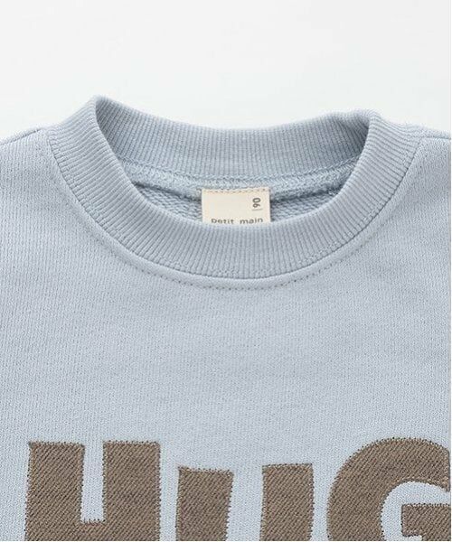 petit main / プティマイン スウェット | ロゴアップリケトレーナー | 詳細4