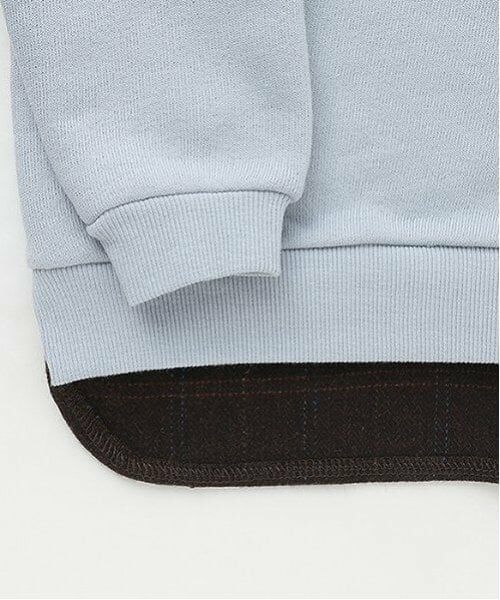 petit main / プティマイン スウェット | ロゴアップリケトレーナー | 詳細7