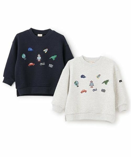 petit main / プティマイン スウェット | 刺繍TOYモチーフトレーナー | 詳細11