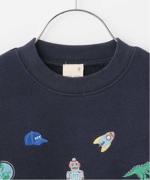 petit main / プティマイン スウェット | 刺繍TOYモチーフトレーナー | 詳細5