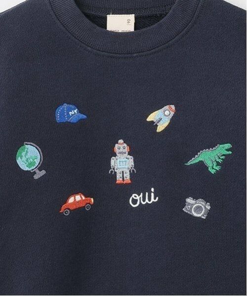 petit main / プティマイン スウェット | 刺繍TOYモチーフトレーナー | 詳細6