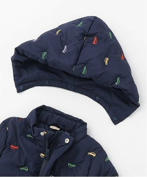 petit main / プティマイン ブルゾン | 【リンク】アソート刺しゅう中綿ジャケット(キッズ) | 詳細10