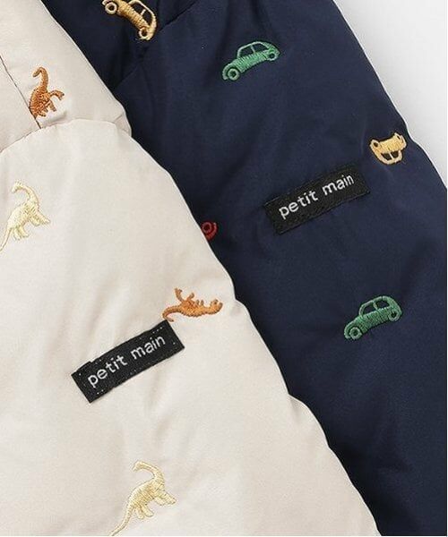 petit main / プティマイン ブルゾン | 【リンク】アソート刺しゅう中綿ジャケット(キッズ) | 詳細15