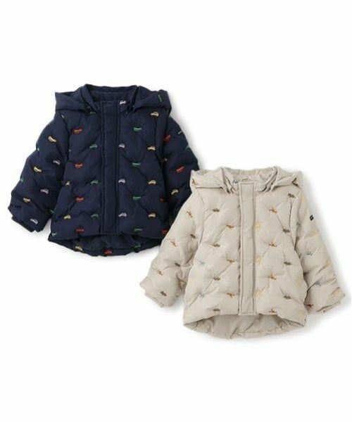 petit main / プティマイン ブルゾン | 【リンク】アソート刺しゅう中綿ジャケット(キッズ) | 詳細18