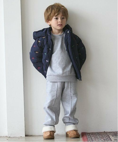 petit main / プティマイン ブルゾン | 【リンク】アソート刺しゅう中綿ジャケット(キッズ) | 詳細2