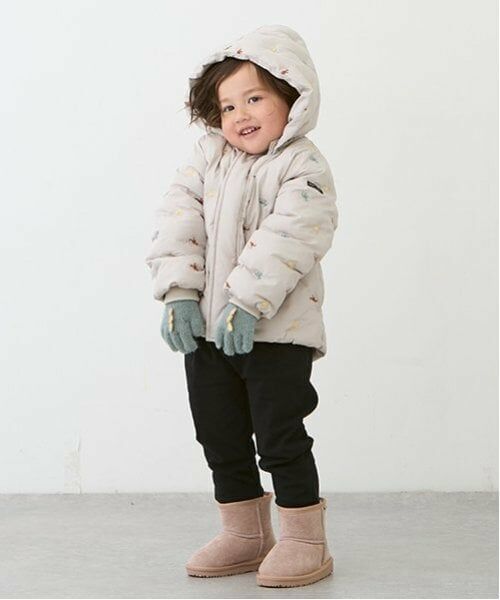 petit main / プティマイン ブルゾン | 【リンク】アソート刺しゅう中綿ジャケット(キッズ) | 詳細6