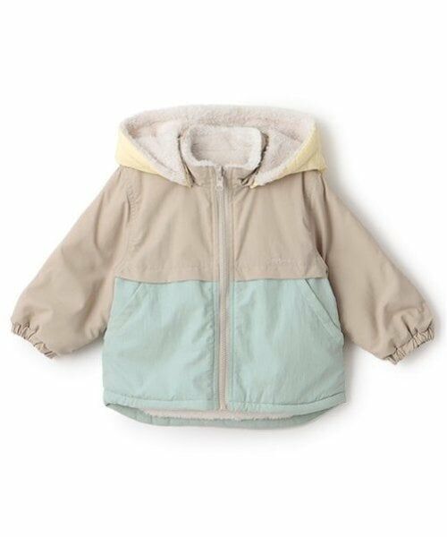 petit main / プティマイン ブルゾン | リバーシブル切替ブルゾン（ベージュ）