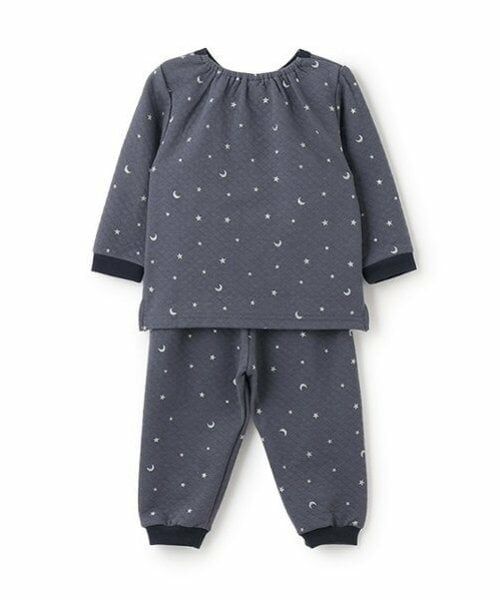 petit main / プティマイン ルームウェア | キラキラ星柄キルトパジャマ | 詳細3