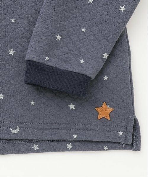 petit main / プティマイン ルームウェア | キラキラ星柄キルトパジャマ | 詳細5