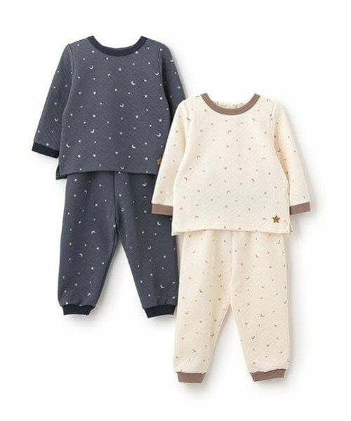 petit main / プティマイン ルームウェア | キラキラ星柄キルトパジャマ | 詳細9