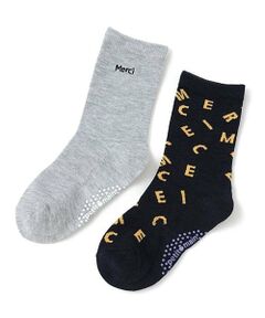 petit main / プティマイン ソックス | Merciクルーソックス2P