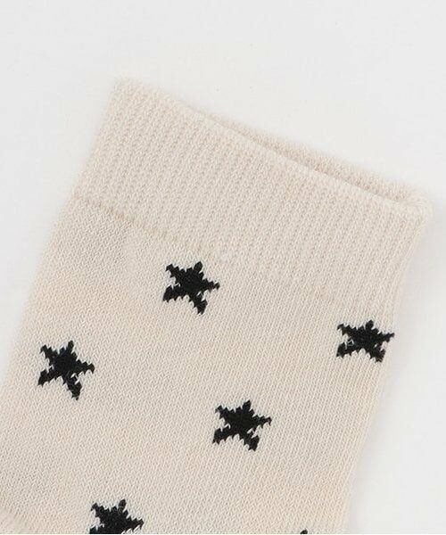 petit main / プティマイン ソックス | くま&星クルーソックス2P | 詳細2
