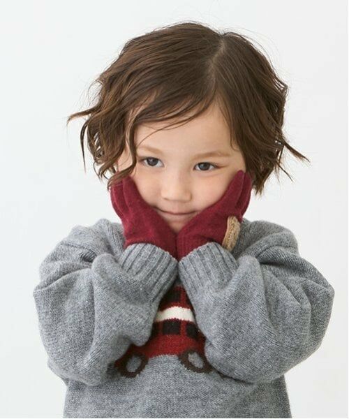 petit main / プティマイン 手袋 | アップリケ手袋 | 詳細1