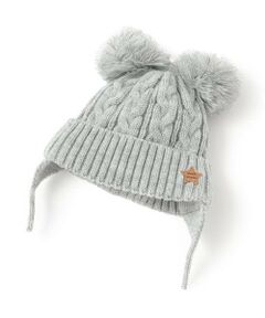 petit main / プティマイン ベビー・キッズグッズ | BABY Wぽんぽんニット帽