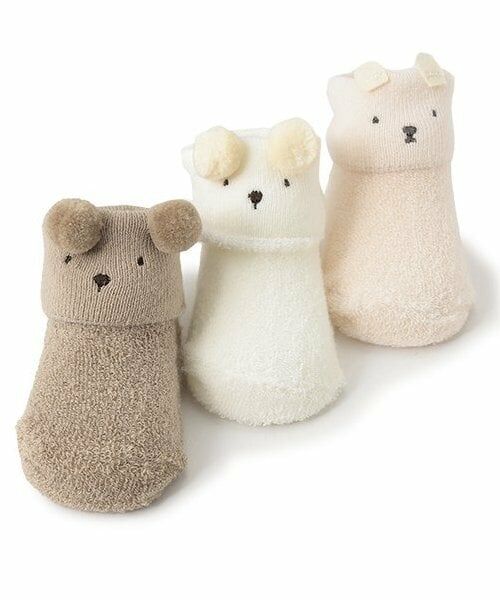 petit main / プティマイン ベビー・キッズウエア | アニマルパイルカップソックス | 詳細7