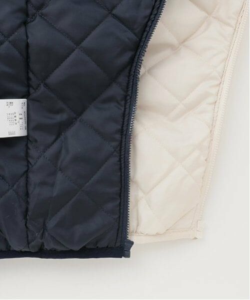 petit main / プティマイン ロンパース | 配色ボアジャンプスーツ | 詳細10