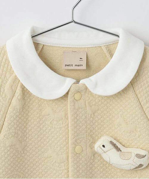 petit main / プティマイン ロンパース | ジャガード2WAYオール | 詳細3