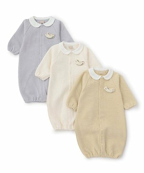 petit main / プティマイン ロンパース | ジャガード2WAYオール | 詳細8