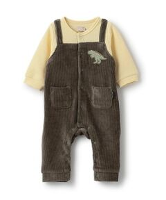 petit main / プティマイン ロンパース | 【リンク】サロペ風カバーオール