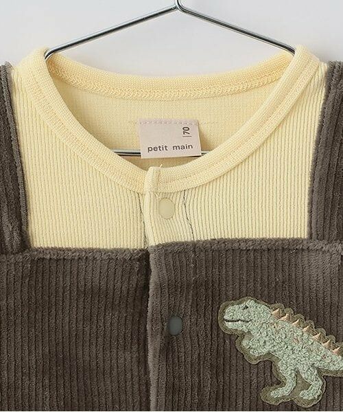 petit main / プティマイン ロンパース | 【リンク】サロペ風カバーオール | 詳細2