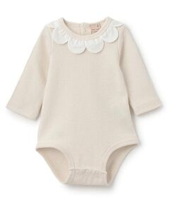 petit main / プティマイン ロンパース | スカラップ衿ロンパース